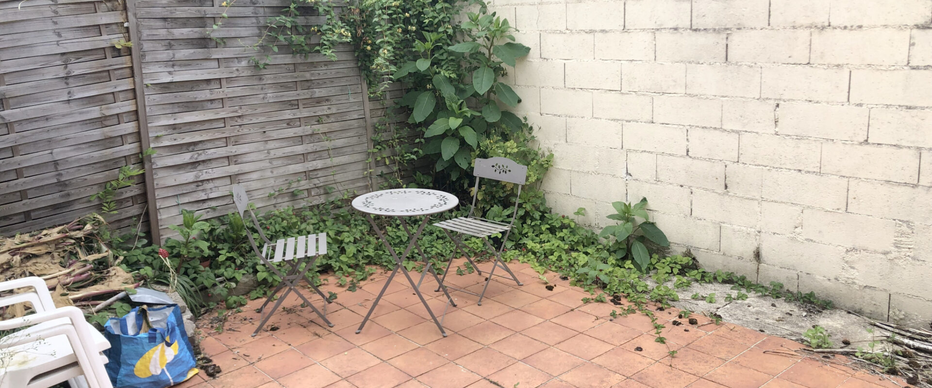 F2 RDC + jardin privatif