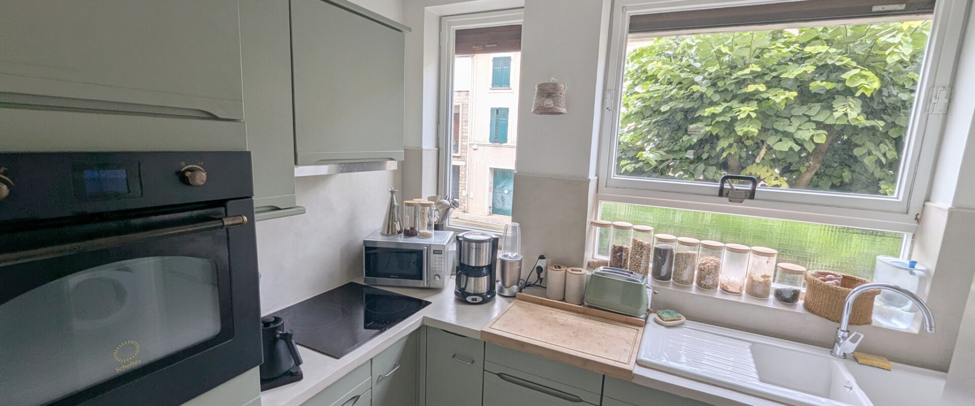En hypercentre, appartement avec jardin. Produit rare au centre