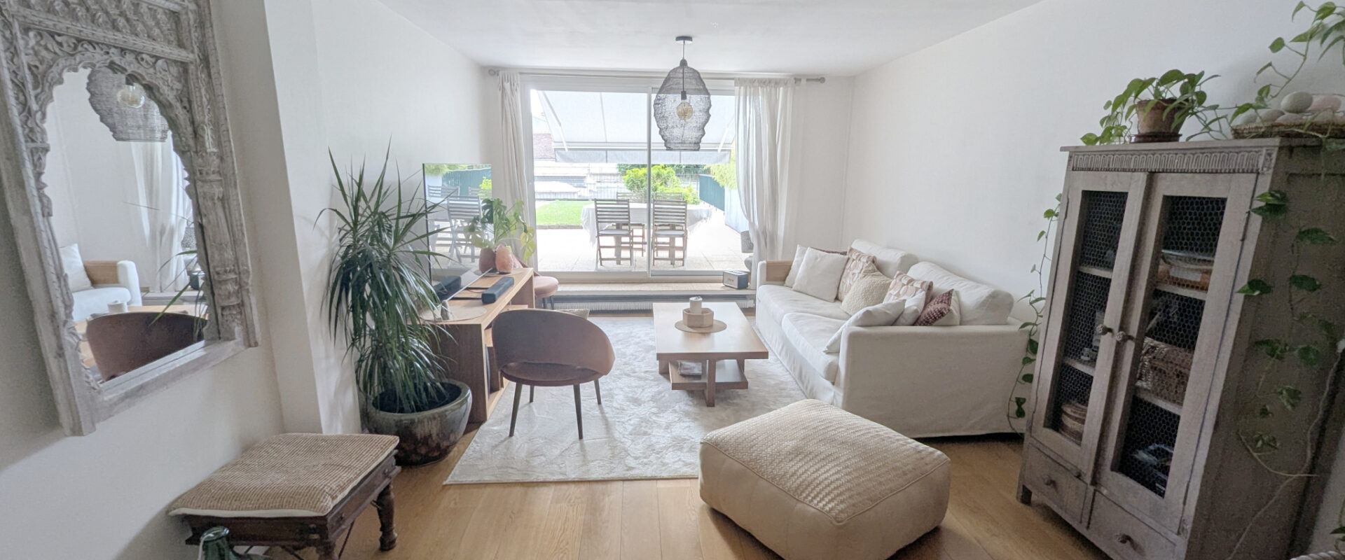 En hypercentre, appartement avec jardin. Produit rare au centre