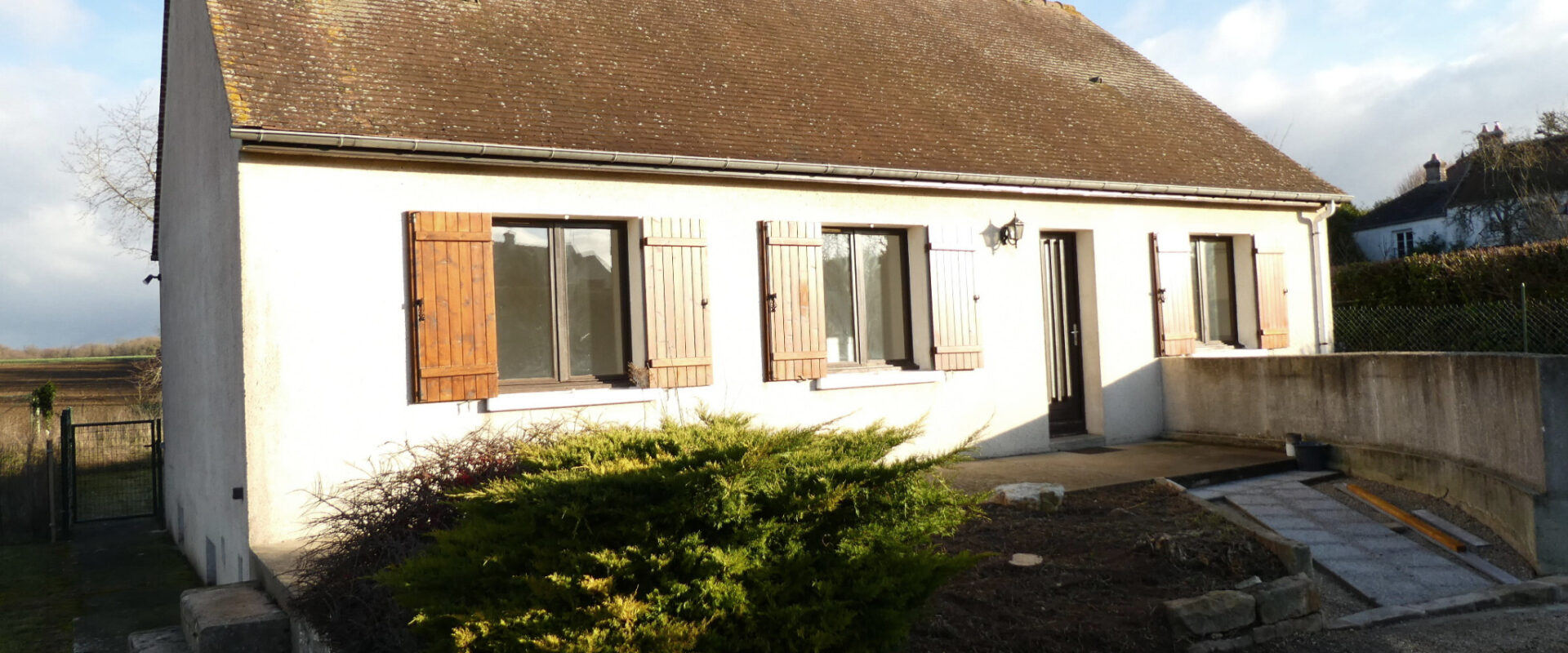 Maison individuelle 4 pièces avec jardin