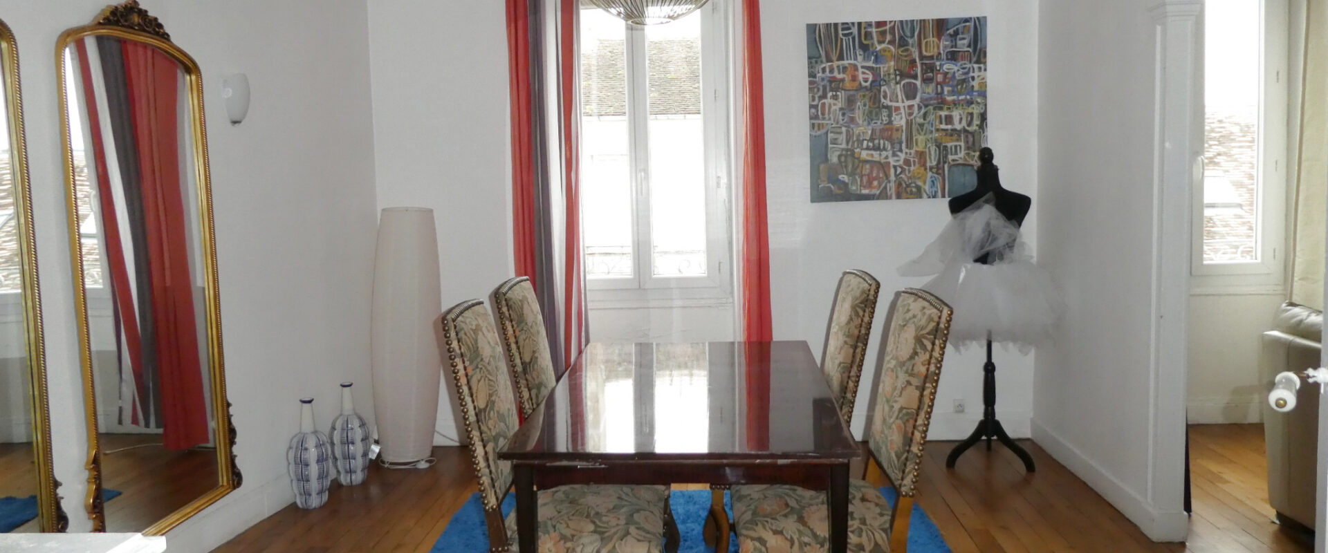 Appartement 4 pièces meublé en centre ville