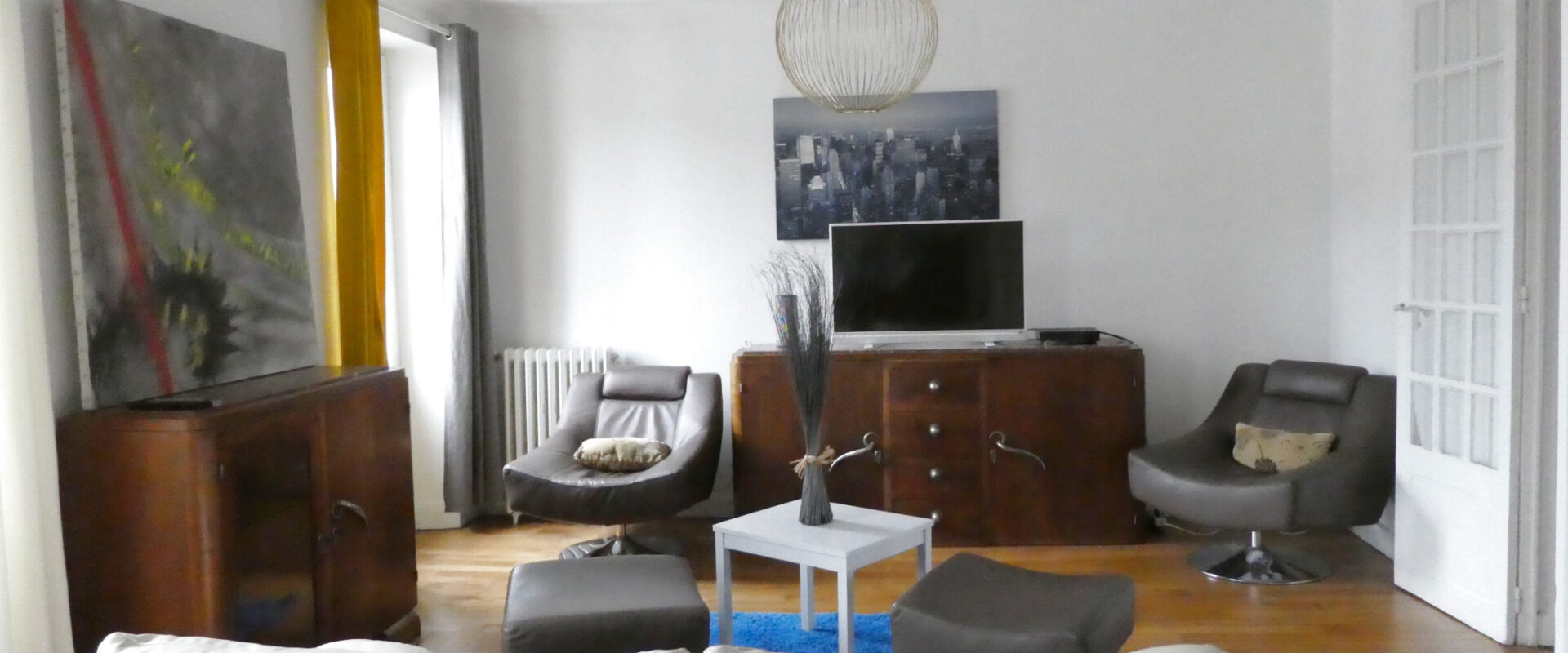 Appartement 4 pièces meublé en centre ville