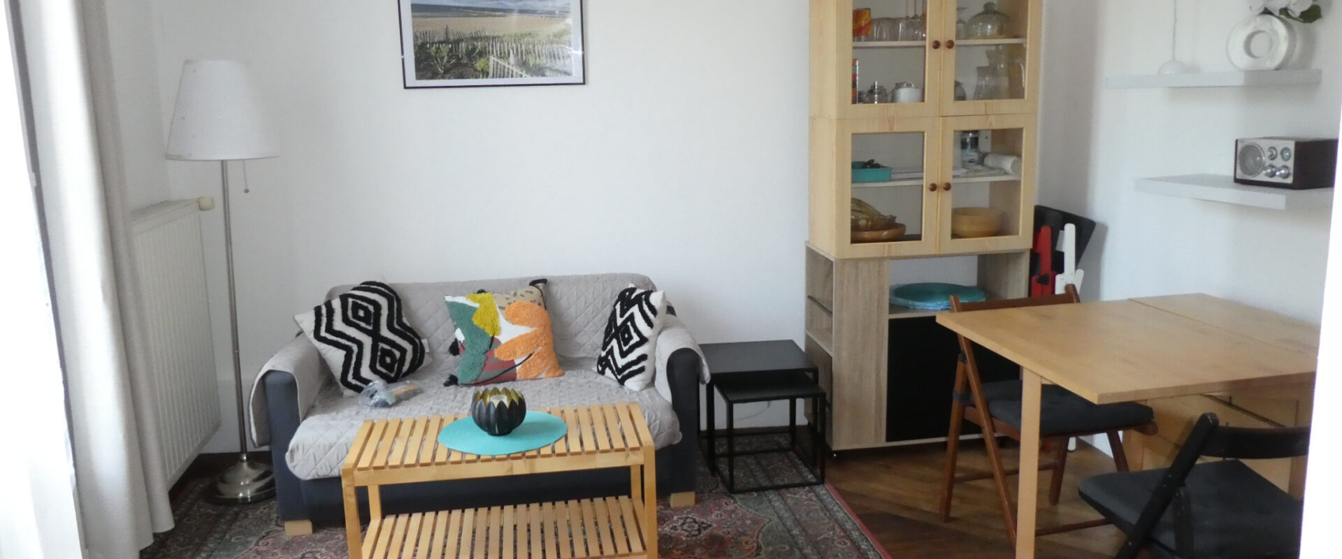 APPARTEMENT 2 PIÈCES MEUBLÉ 35 m2 avec jardin