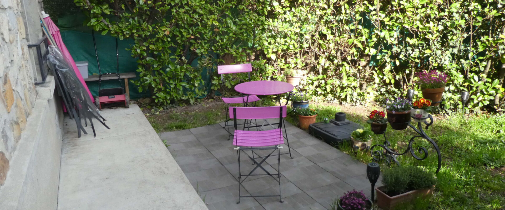 APPARTEMENT 2 PIÈCES MEUBLÉ 35 m2 avec jardin