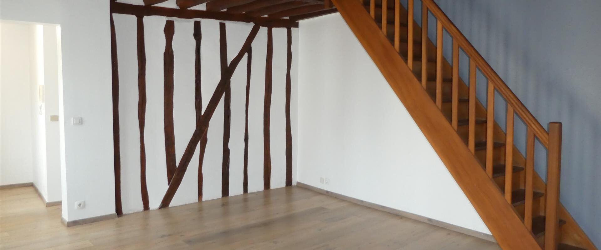Appartement 3 pièces duplex 72 m2 au sol (55 m2 Loi Boutin) en centre ville