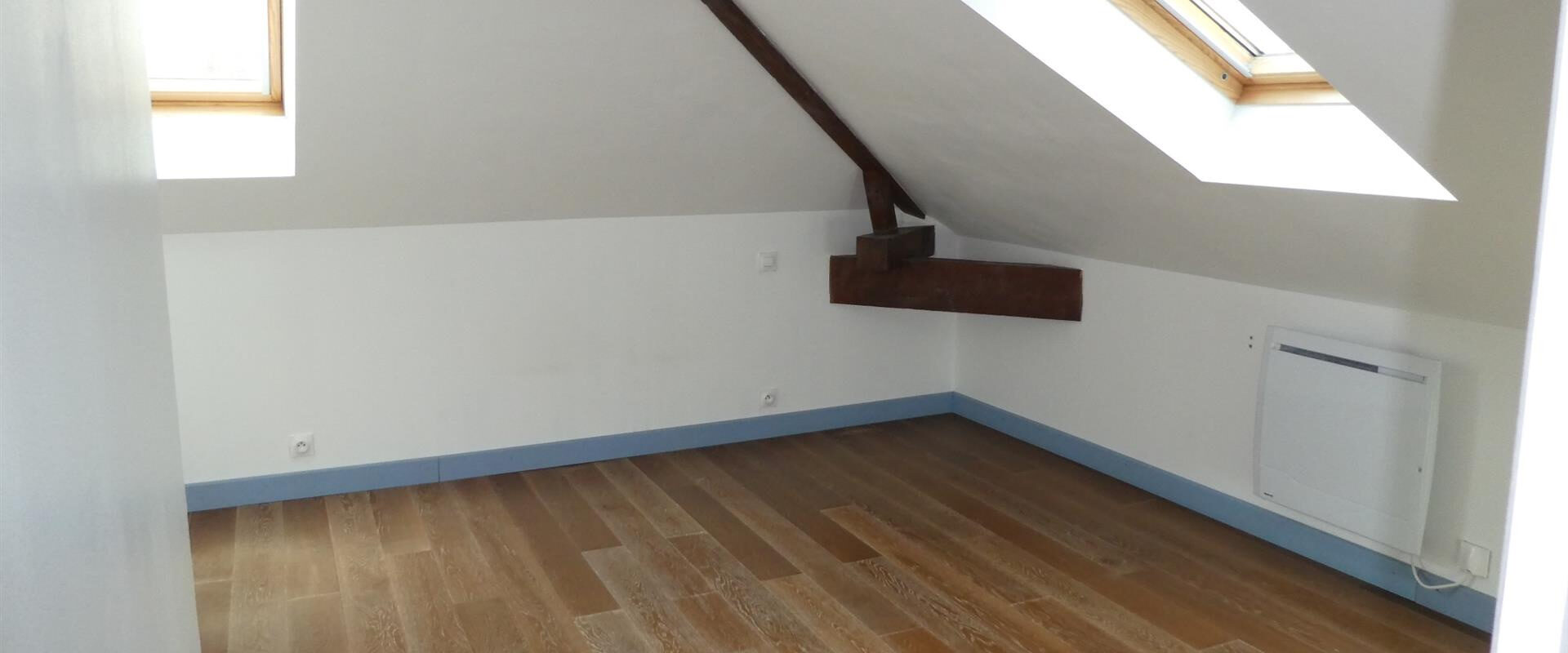 Appartement 3 pièces duplex 72 m2 au sol (55 m2 Loi Boutin) en centre ville